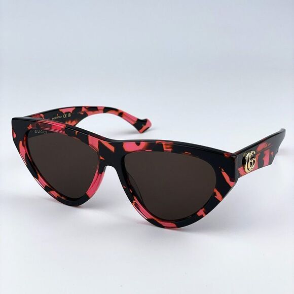 SALE! NEW Gucci GG1333S 003 Havana Brown Cat Eye Women Sunglasses main image 8